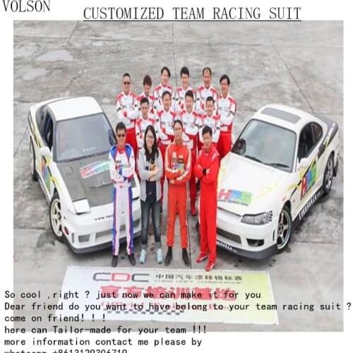 2017 NEW OEM car team racing suit and custom made auto team karting suit