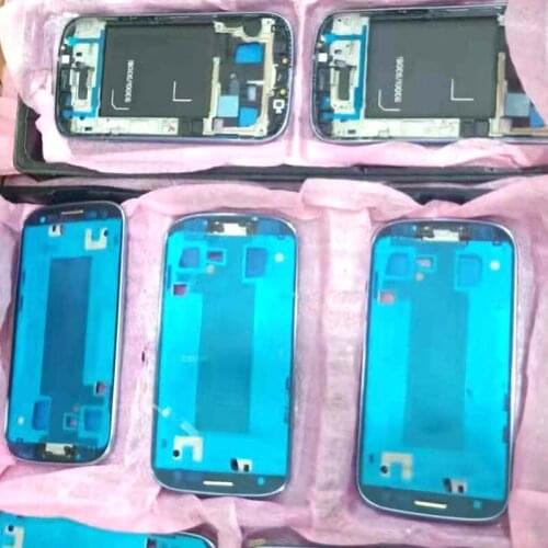 NEW For Samsung Galaxy S3 i9300 s3 neo 9300i 9308i 9301i Front Plate Frame LCD Holder Bezel housing blue Black WHITE