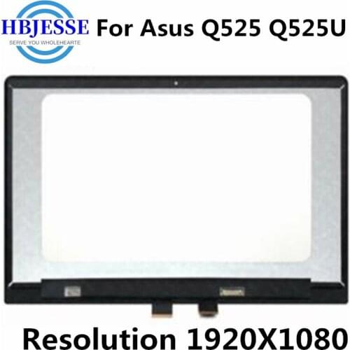Original 15.6'' For ASUS Q525 Q525UA Q525U N156HCE-EN1 FHD 1920X1080 LED LCD Touch Screen Assembly Replacement