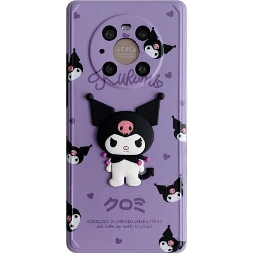 3D Silicone Case for Huawei Mate 30 40 P40 Pro Cute Cat Fitted Back Cover Shell Phone Accessories