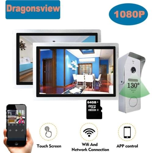 Dragonsview Wireless Video Doorbell Video Intercom Door Phone System Wifi IP Smart Home Security System Multiple System