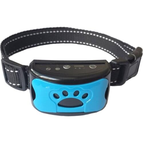 Waterproof Pet Dog Anti Bark Collar Control Train USB Rechargeable Stop Barking Pet Dog Waterproof Ultrasonic Training Collars