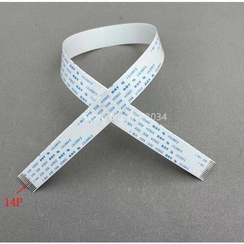 20PCS Inkjet Printer 14pins Data Cable I3200 Print head For Epson 4720 I3200 Printhead FFC Flat Cable 15mm width 40cm long