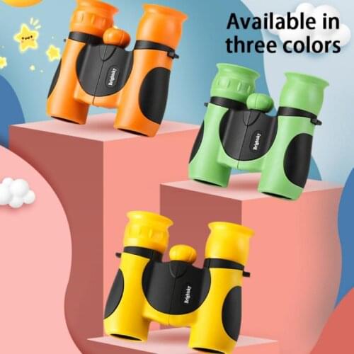 2021 Verrekijke Hd 8×21Telescoop Rubber Kinderen Kleurrijke Telescoop Vaste Zoom Anti-Slip Draagbare Glazen Geschenken Voor HOT
