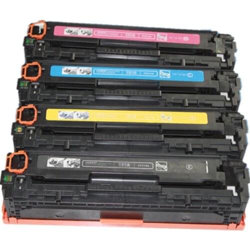 4X Compatible for HP 131A 131X Laserjet Pro 200 M251nw M251nw MFP M276nw Toner Cartridge CF210X CF210A CF211A CF212A CF213A KCYM