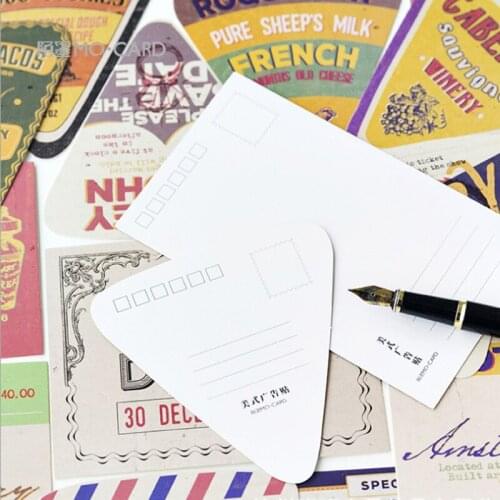 5Packs/lot Cute American Advertisingt Postcards Cartoon card Christmas New Year Gift Office School Supplies