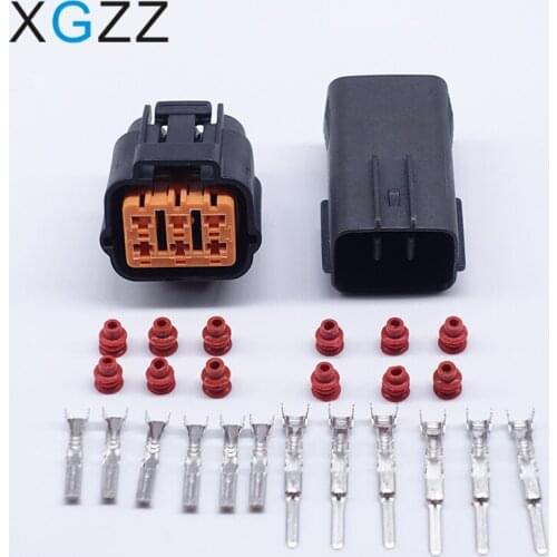 5 Sets Sumitomo 6 Pin Auto Connector Accelerator Pedal Position Sensor Throttle Pedal Connector 6195-0021 6195-0024