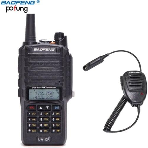 Baofeng UV-XR 10W High Power 4800mAh Battery IP67 WaterProof Antidust Dual Band Walkie Talkie Two Way Radio + One Speaker Mic