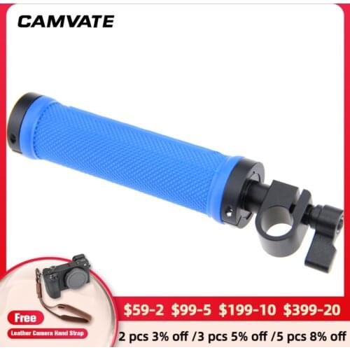 CAMVATE Camera Handle Grip w/15mm Rod Hole for DSLR SLR Video Support Shoulder Rig C1158