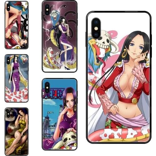 Black Soft TPU Live Love Phone Black Friday Boa Hancock One Piece For Galaxy A10S A20 A20S A20E A21S A30 A30S A40 A50 A70 A71