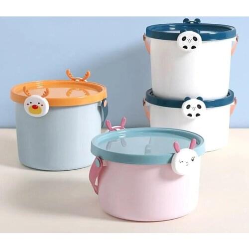 Childrens Toy Storage Bucket Kids Cartoon Storage Box Thickened Plastic Storage Box Storage Box Storage Box