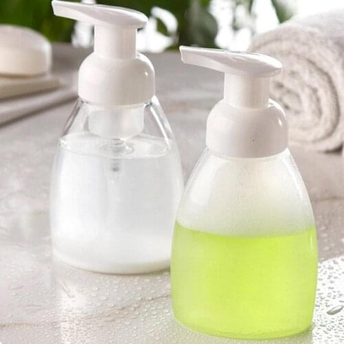 4/6PCS Soap Dispenser Bottle Shampoo Lotion Shower Gel Foam Bottles 250/300ml Home Clear Foaming Bottle Foaming Soap Dispensers