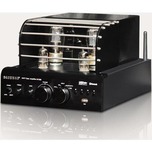 Finished 6N13P+6F1 Tube Amplifier Stereo Bluetooth Power Amp Lossless decoding