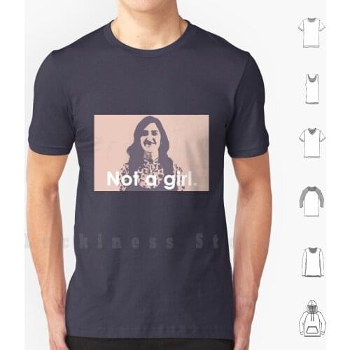 Janet-The Good Place-Not A Girl T Shirt DIY Cotton Big Size S-6xl The Good Place Janet Not A Girl Darcy Carden