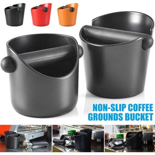 ABS Coffee Knock Box Shock-Absorbent Durable Cafe Accessories with Non-Slip Rubber Base for Barista Coffee Grinding AUG8