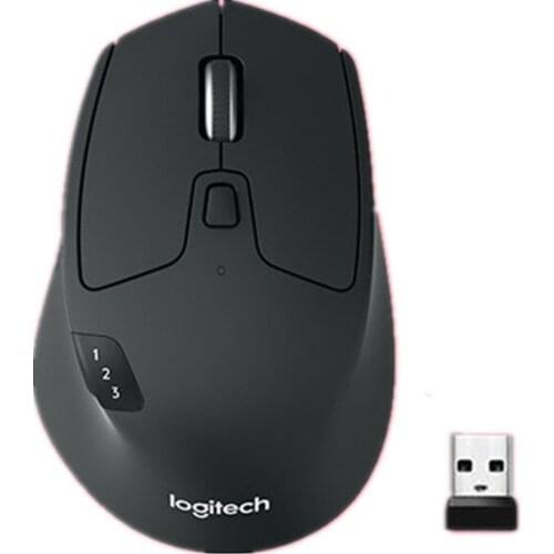 Logitech M720 Bluetooth Wireless Mouse Gaming Laptop PC Gamer Mause Original Optical Ergonomic Mouse Unifying Receiver