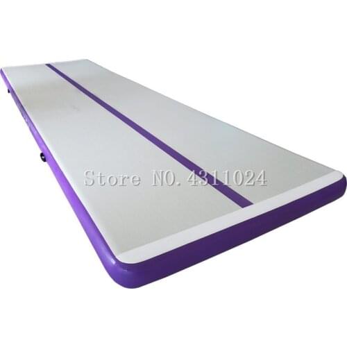 Inflatable Gymnastics Tumbling Mat Air Track Floor Mats 5*1m with Air Pump for Home Use/Training/Cheerleading/Beach/Park