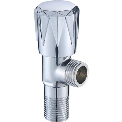 Wall Mount Faucet Valve Single Inlet Single Outlet Single Control Valve Bathroom Shower Head Toilet Sink Basin Water Angle Valve