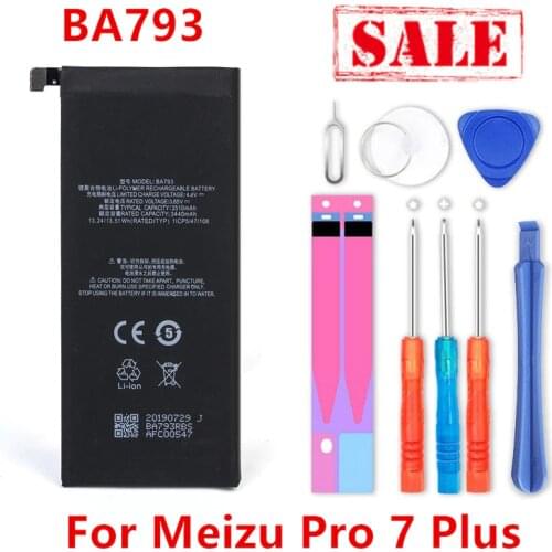 New BA793 3510mAh Battery For Meizu Pro 7 Plus BA793 M793Q M793M M793H Battery+Tracking Number