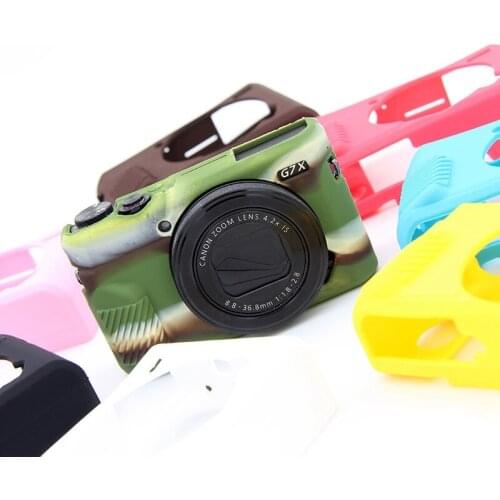 New Silicone Rubber Camera Body Soft Protection Cover Camera Case bag Skin For Canon Camera EOS G7XII G7 X Mark 2 G7X2