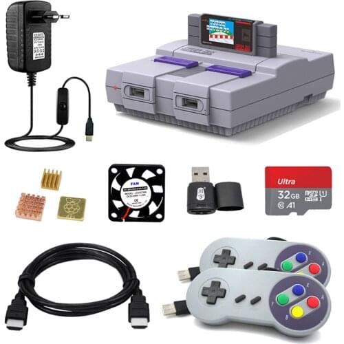 Original Retroflag SUPERPi CASE-U Safe Shutdown With Fan Heat Sink For Raspberry Pi 3 Model B 3B