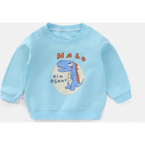 2 3 4 5 6 Years Baby Sweatshirt Spring & Autumn Kids T Shirt Girl Long Sleeve Tshirt Boys Casual Cartoon Hoodie