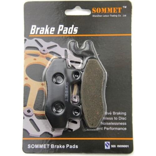 SOMMET Motorcycle Front & Rear Brake Pads Disks 1 pair for Kawasaki Z 300 (ER 300 A/B ) Ninja 300 (15-16) Z300 ER300 LT197