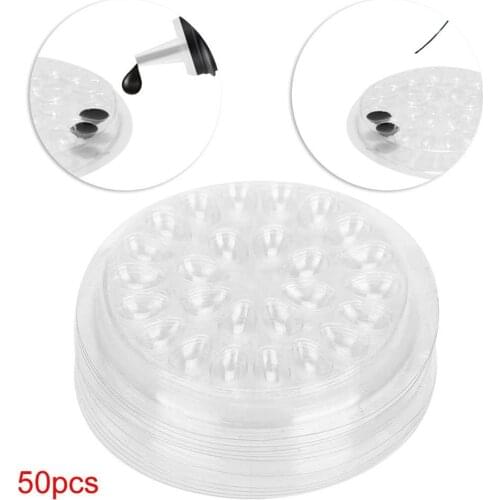Eyelash extension plastic flower-shaped glue gasket glue pad transparent glue eyelash extender eyelash glue tray tool