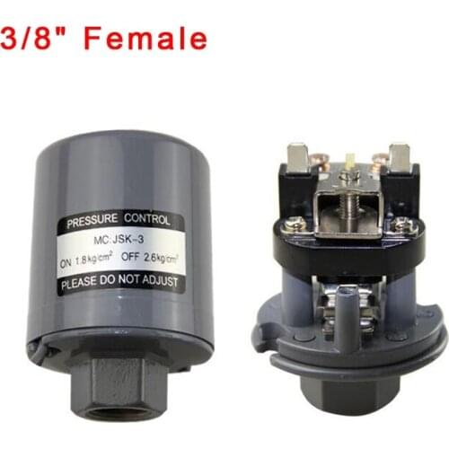 220V G 3/8" inch Female threaded water pump pressure switch controller mechanical action 1.0-1.8/1.5-2.2/1.8-2.6/2.2-3.0kgf/cm2