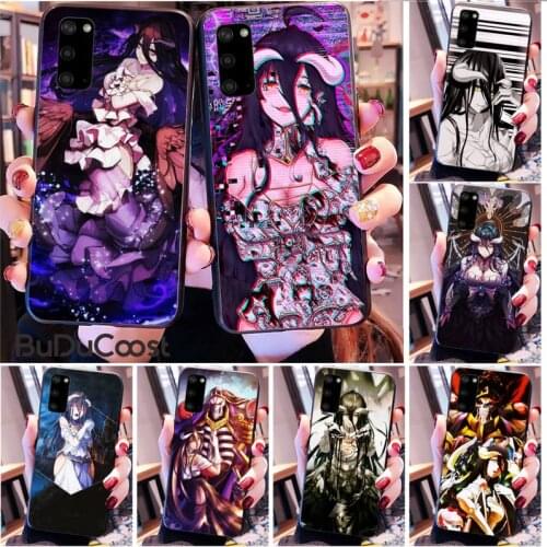 Riccu Anime OVERLORD Albedo Phone Case for Samsung S20 plus Ultra S6 S7 edge S8 S9 plus S10 5G