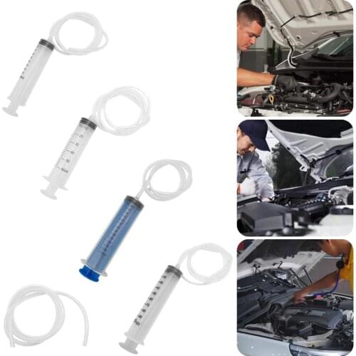 50/60/100/150ML Large Capacity Syringe with 100cm Hose Reusable Washable Pump Measuring Suction Injector for Oil Fluid Water