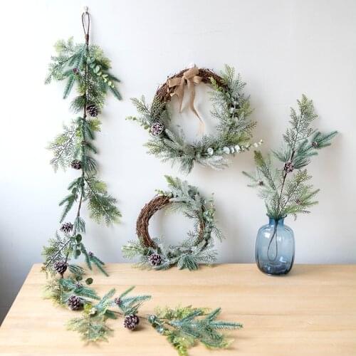 Natural Rattan Wreath, Wedding Decoration, DIY Crafts, Home Decor, Door, Hanging Christmas Wreaths, Floral Decor
