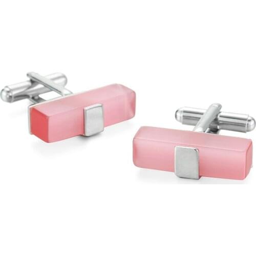 High Quality Cufflinks New Blue strip crystal Designer Gemelos Men Cuff links Wholesale Jewelry Drop Shipping