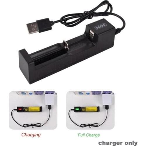 18650 Battery Charger USB Battery Adapter LED Smart Chargering for Rechargeable Batteries Li-ion 10440 14500 16340 16650 14650