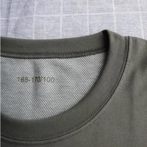 Military Green T-shirt Summer Quick dry Training