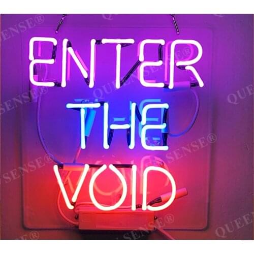 14"x10" Enter The Void Three Colors Custom Acrylic Neon Light Lamp Sign Beer Bar Handmade Real Glass Home Wall Room Decor Club