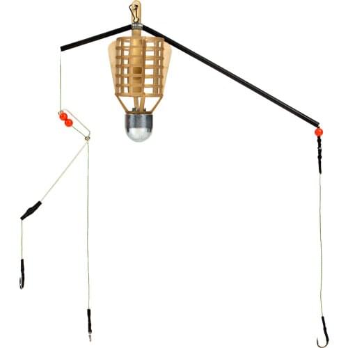 20g 30g 40g 50g Fishing Bait Cage Bait Lure Copper Trap Basket Feeder Holder With Hooks Carp Fishing Tackle Accessories