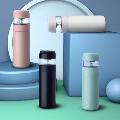 316 Stainless Steel Vacuum Mug Creative Tea Water Separate Cup Vacuum Mug Tea Cup Lightweight Gift