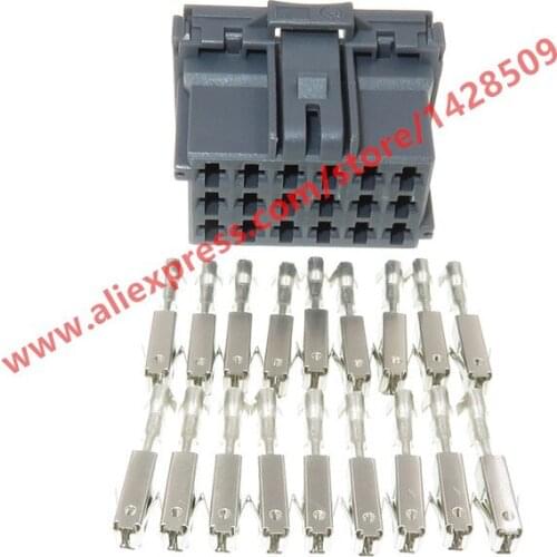 5 Sets 18 Pin Auto Electrical Female Connector Car Plug With Terminals 968974-1