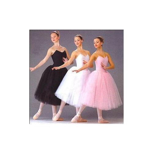 Adult Ballet Leotard Skirt White Pink Black Ballet Tutu Dresses for Women Ballet Costume Female Dancewear