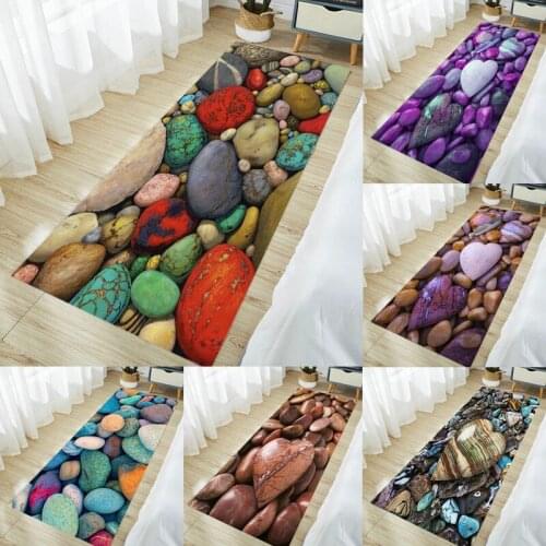 Cobblestone Pattern Rug Door Mat Hallway Carpets Area Rugs for Bedroom Living Room Carpet Kitchen Bathroom Anti-Slip Floor Mats