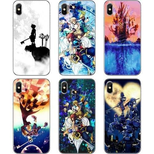 For Xiaomi Mi A1 A2 A3 5X 6X 8 9 9T 10 10T 11 Lite SE Pro Anime-Kingdom-Hearts-Stained-Glass-comic Soft Bag Case