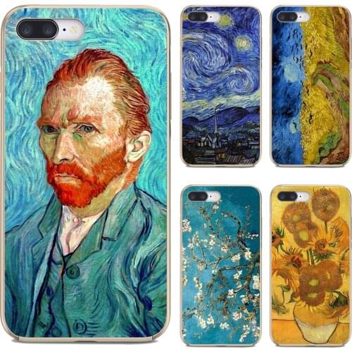 For Xiaomi mi Redmi Note 3 4 4X 5 6 7 8 8t 9 9s 9t 10 pro lite classic-Vintage-Van-Gogh-Art-Painting Soft TPU Phone Cover