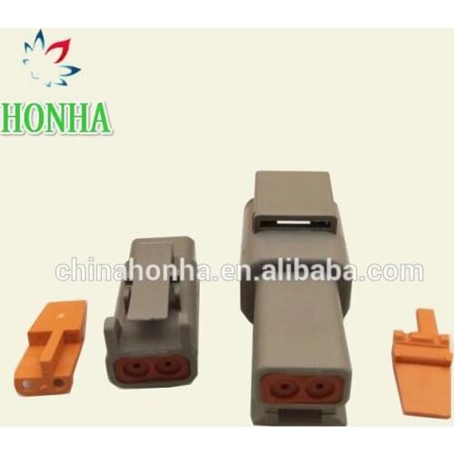 Honghuo 10 pcs 2 Way DTM Waterproof Male Female Electrical Connector Style DTM04-2P DTM06-2S