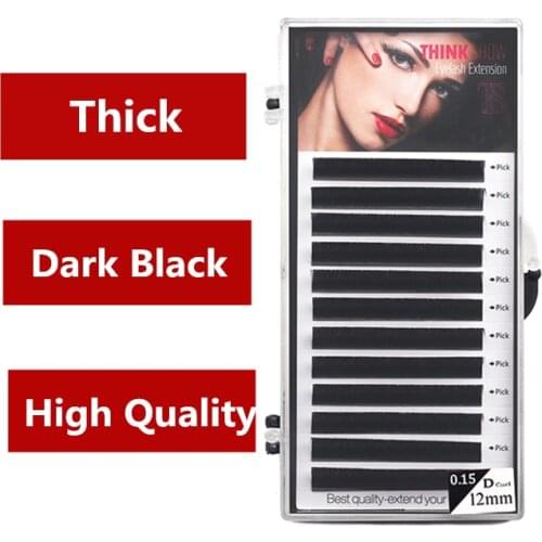 Individual Eyelashes High Quality Eyelash Extension for Volume Lashes Natural Black Soft Eyelash Professional Lashes school