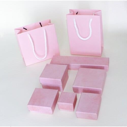 12pcs Jewelry Organizer Storage Gift Box Cardboard Jewelry Boxes Boxes For Necklaces Bracelets Earrings Rings Square Rectangle