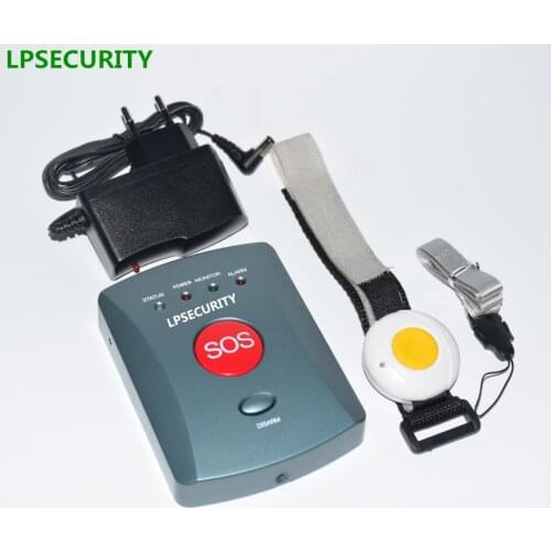 LPSECURITY 1 2 3 4 button transmitters GSM Elderly OAP Panic Alarm system - Auto Dial Home Safety Alert Care Call Fall Alarm