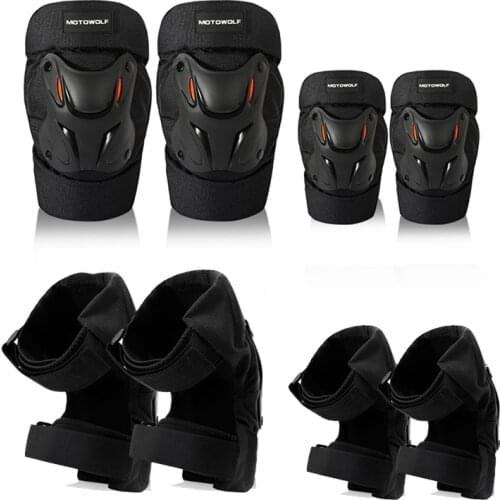 2pc Motorcycle Knee Pads Motocross Skating Knee Protectors Racing Knee Elbow Pads Protection Motorcycle Protective Gears