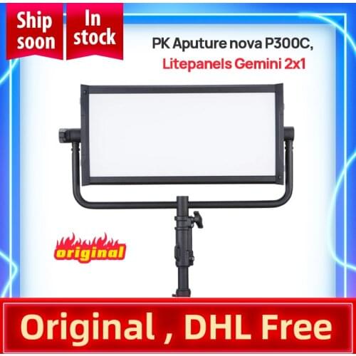 Pk Aputure nova p300c led light Litepanels Gemini 2x1 RGBWW LED Soft Panel Kit with 2 Dionic 26V Batteries / Battery Bracket