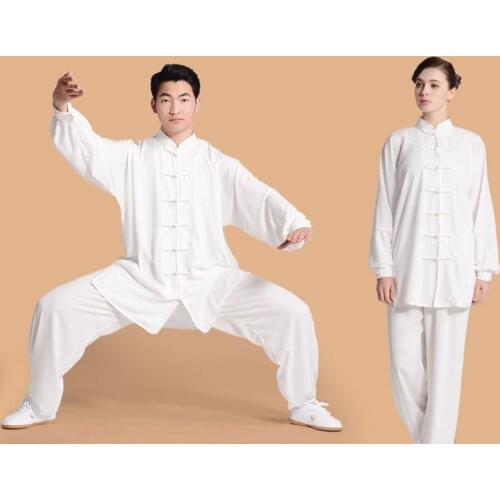 Tai chi clothing cotton and rayon sports clothes Taijiquan practice Wushu clothing Kungfu Clothing Kung Fu